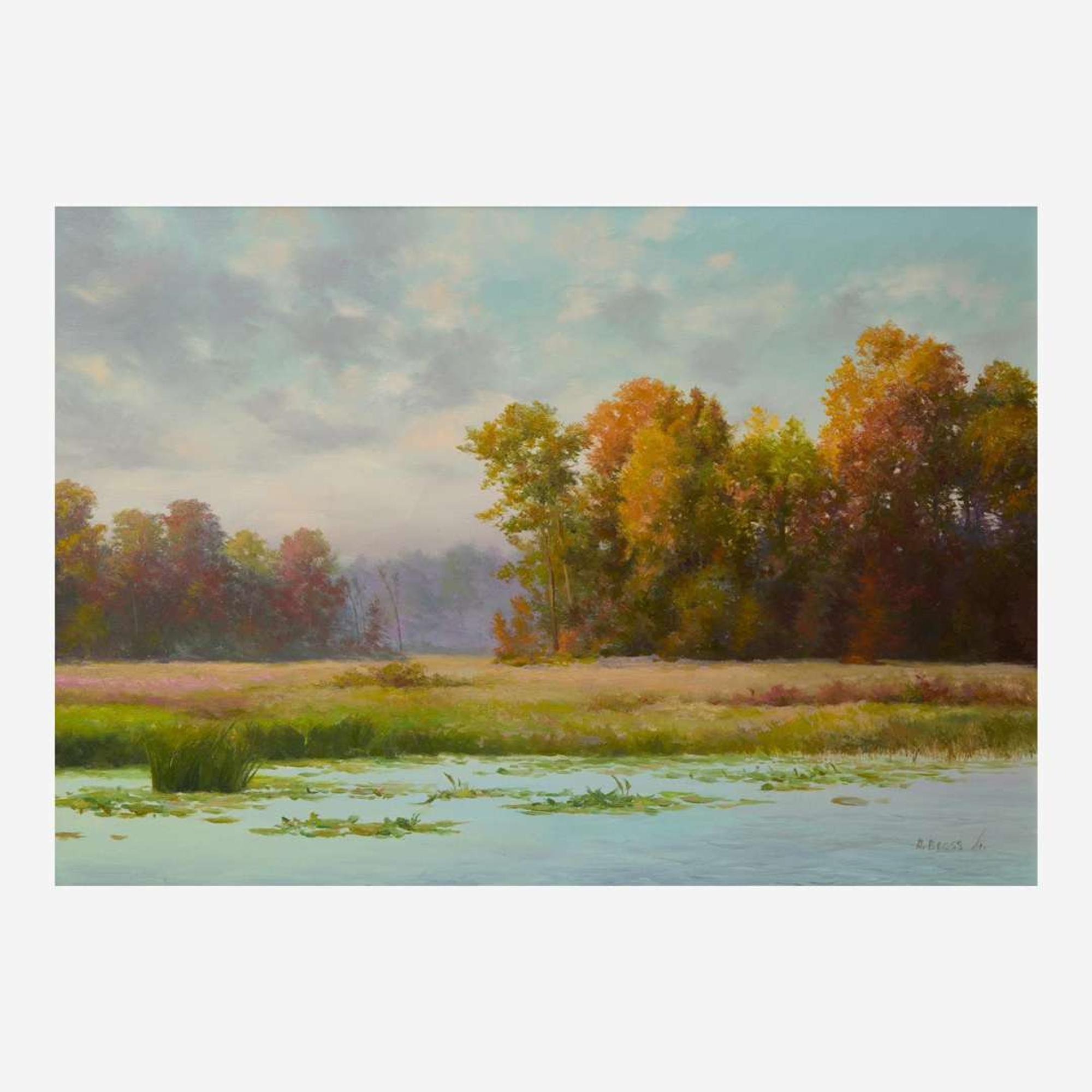 Albert L. Bross Jr. (American, 1921-2003) Swamp Refuge