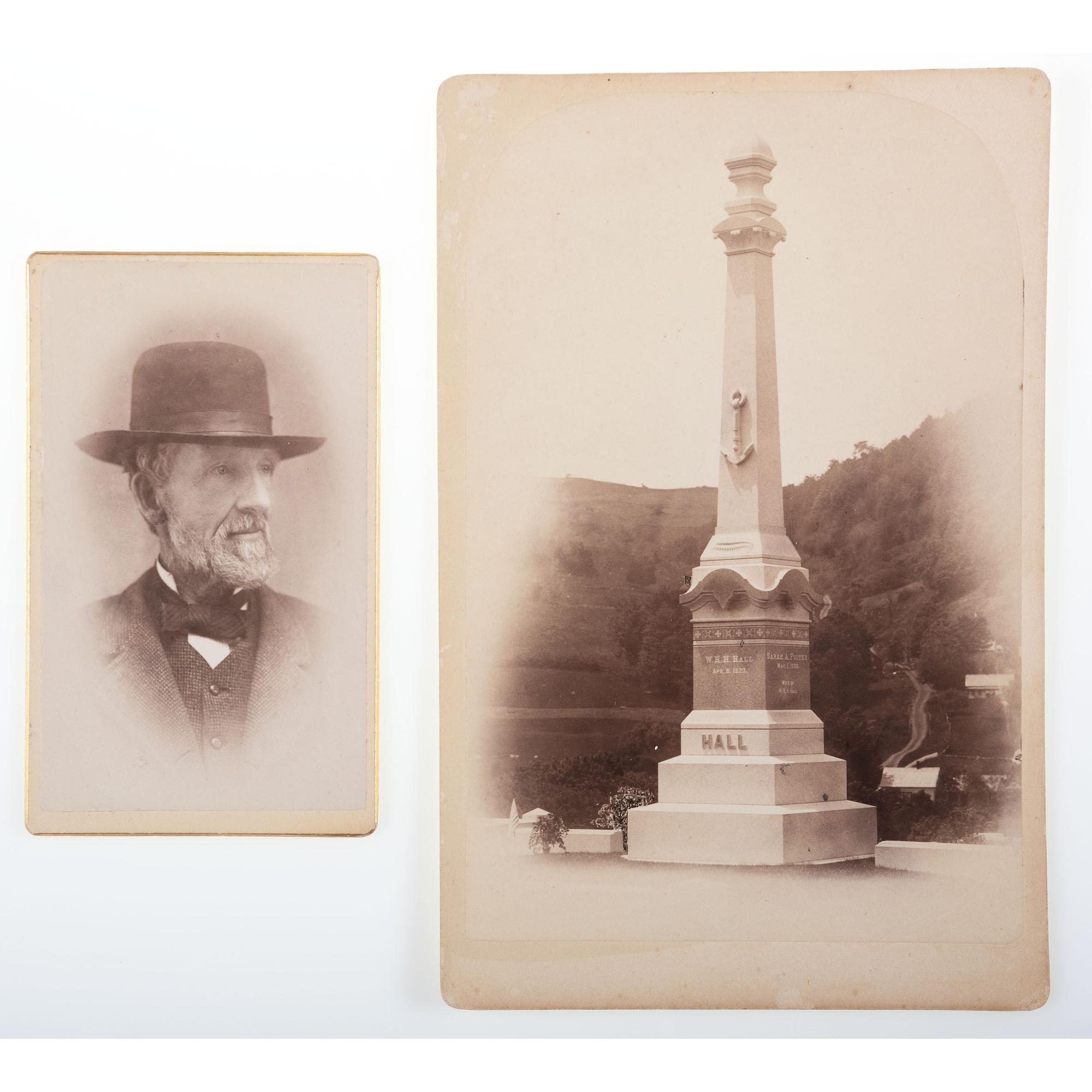 [CIVIL WAR - VERMONT]. HALL, Wm. H. Harrison "Harry." A group of 4 items associated with William Henry Harrison Hall of Vermont, including: