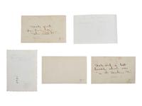 [SLAVERY] -- [RECONSTRUCTION]. Small archive of photographs and documents associated with Fannie "Cook" Sims (ca 1850-1943), a freed woman who worked as a domestic laborer in Chester County, South Carolina.