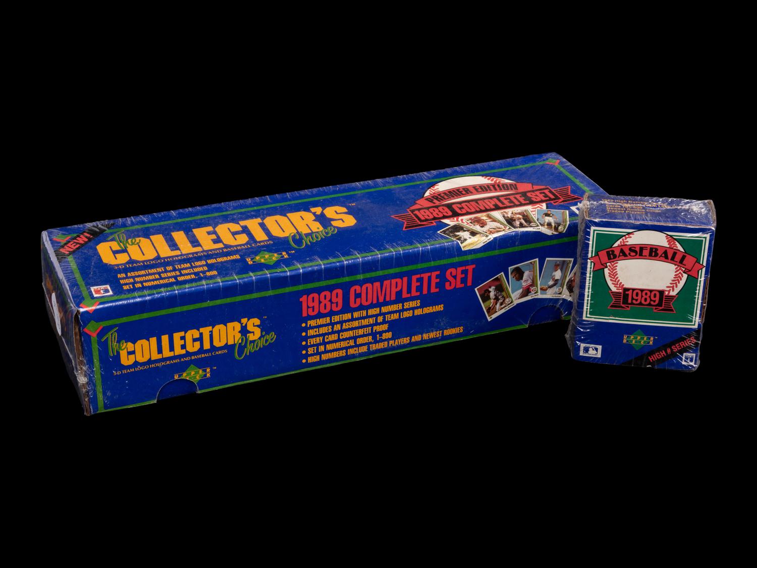 A Factory Sealed Set of 1989 Upper Deck Baseball Cards with Factory Sealed High Series Update Set