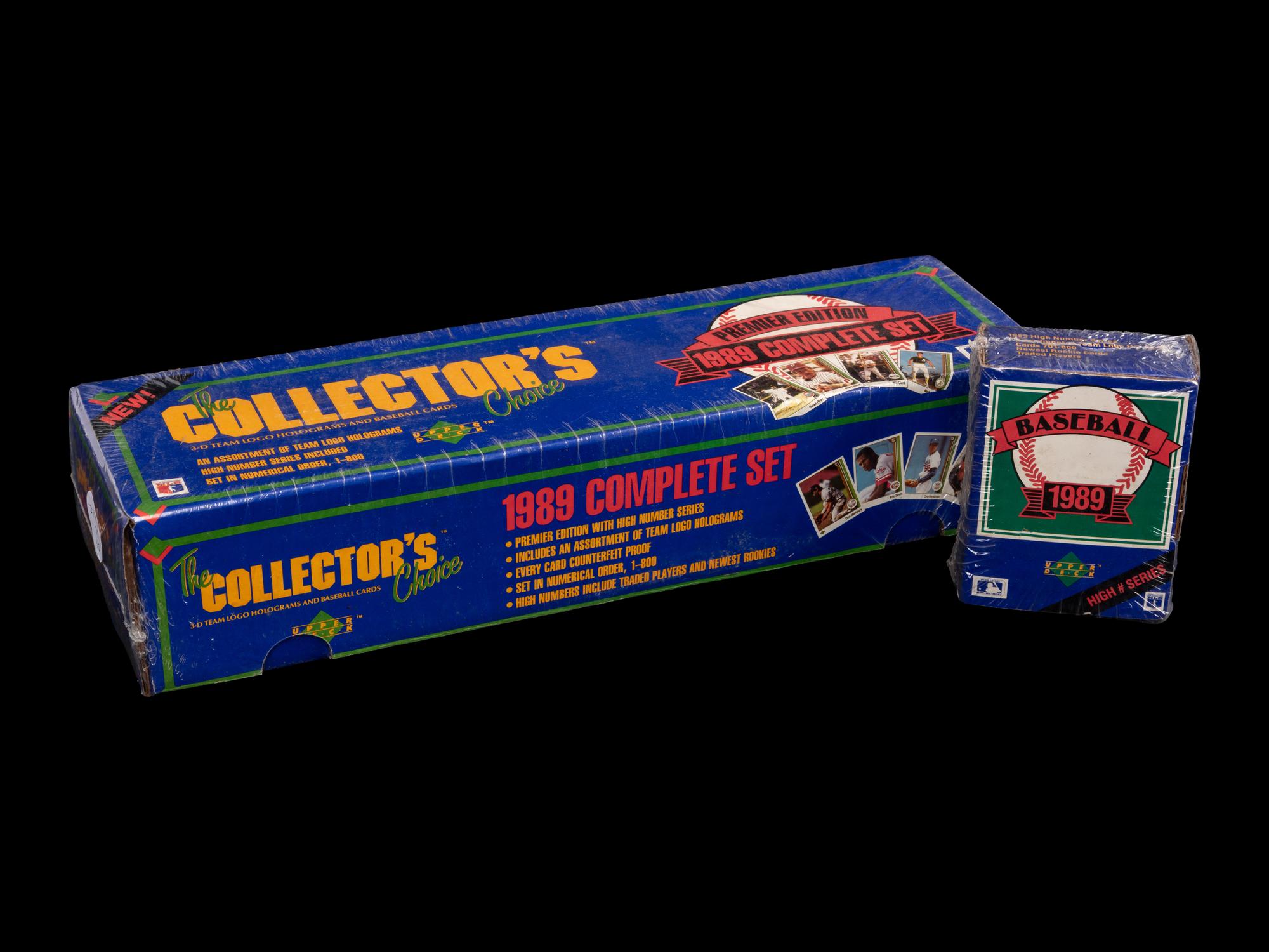 A Factory Sealed Set of 1989 Upper Deck Baseball Cards with Factory Sealed High Series Update Set