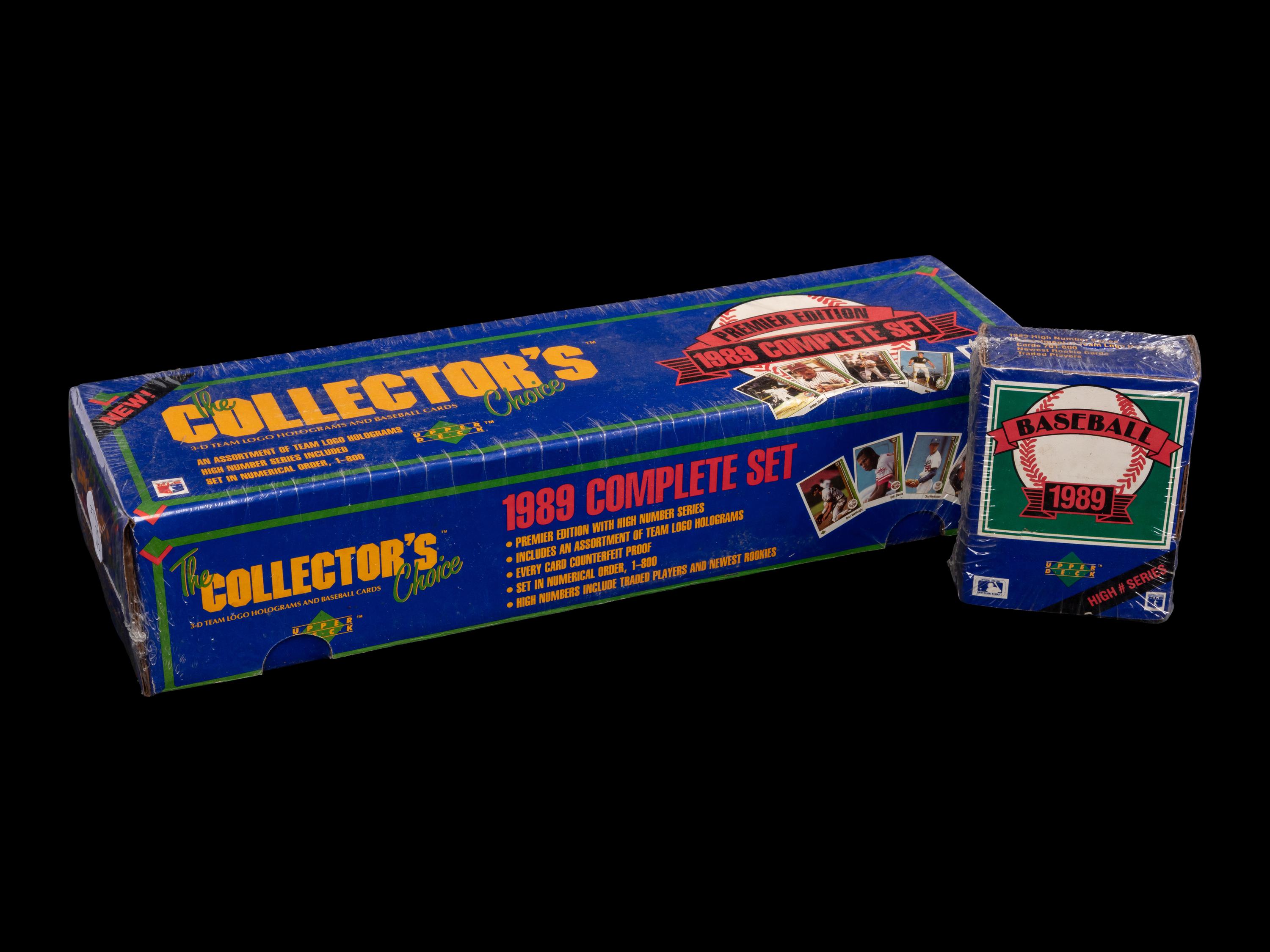 A Factory Sealed Set of 1989 Upper Deck Baseball Cards with Factory Sealed High Series Update Set