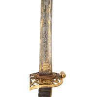 Tiffany British Pattern 1854 Cavalry Officers Presentation Saber of Major (later General) Alfred Duffie - Captured by Mosby
