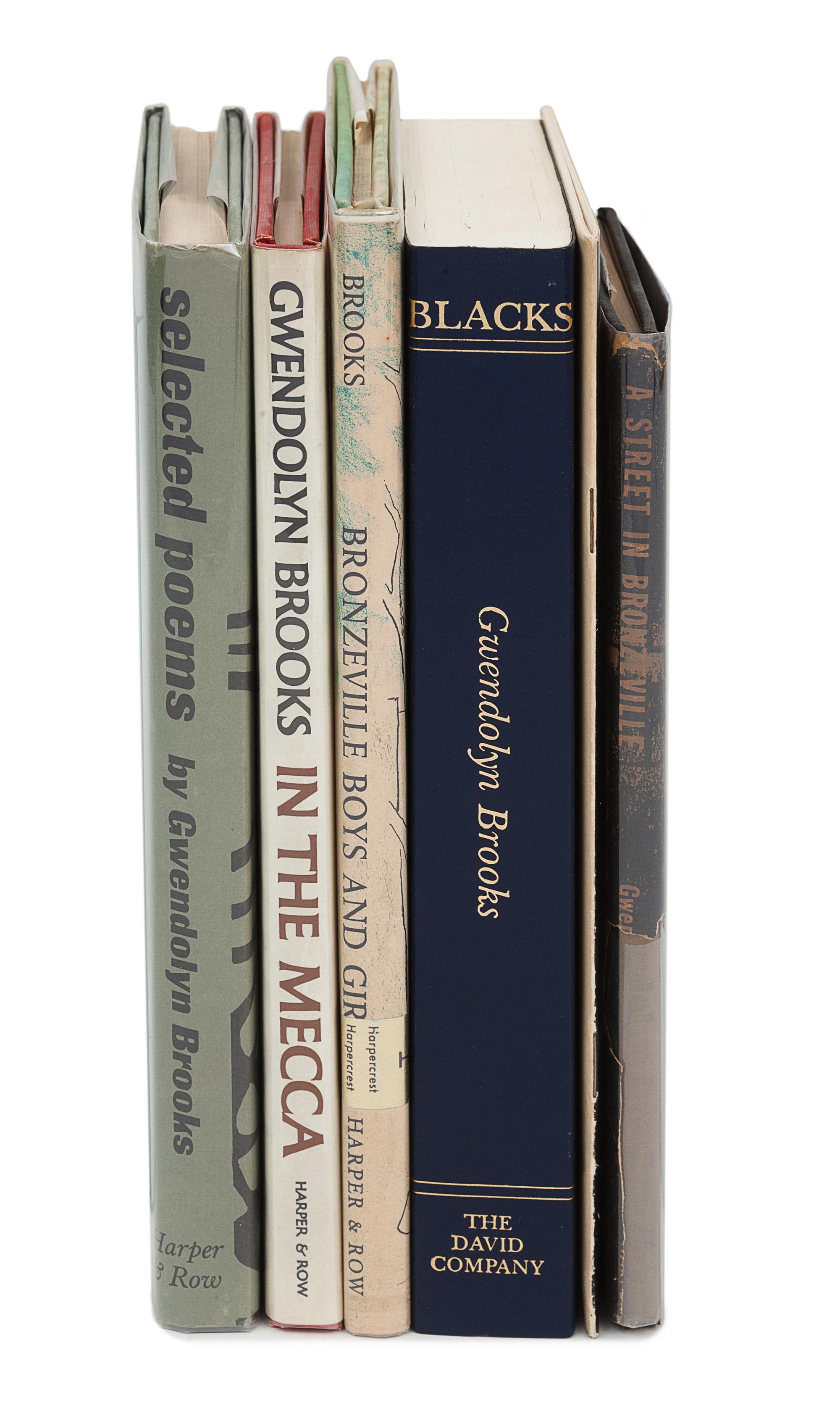 BROOKS, Gwendolyn (1917-2000). A group of 6 works, comprising: