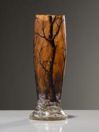 Winter Scene Vase