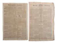 [SLAVERY & ABOLITION]. A group of 12 pre-Civil War newspapers with advertisements for for self-emancipated freedom seekers, comprising: