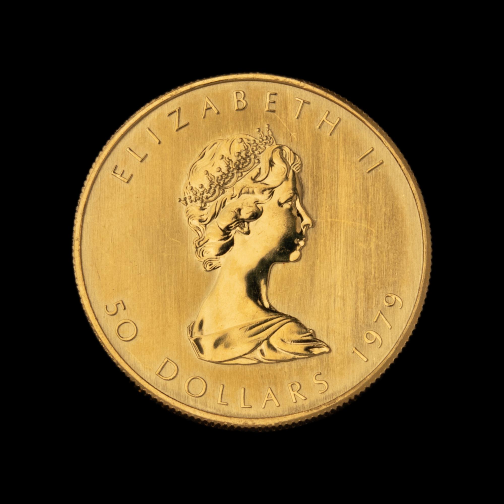 [CANADA] A 1979 Maple Lea f $50 1 oz. Gold Coin