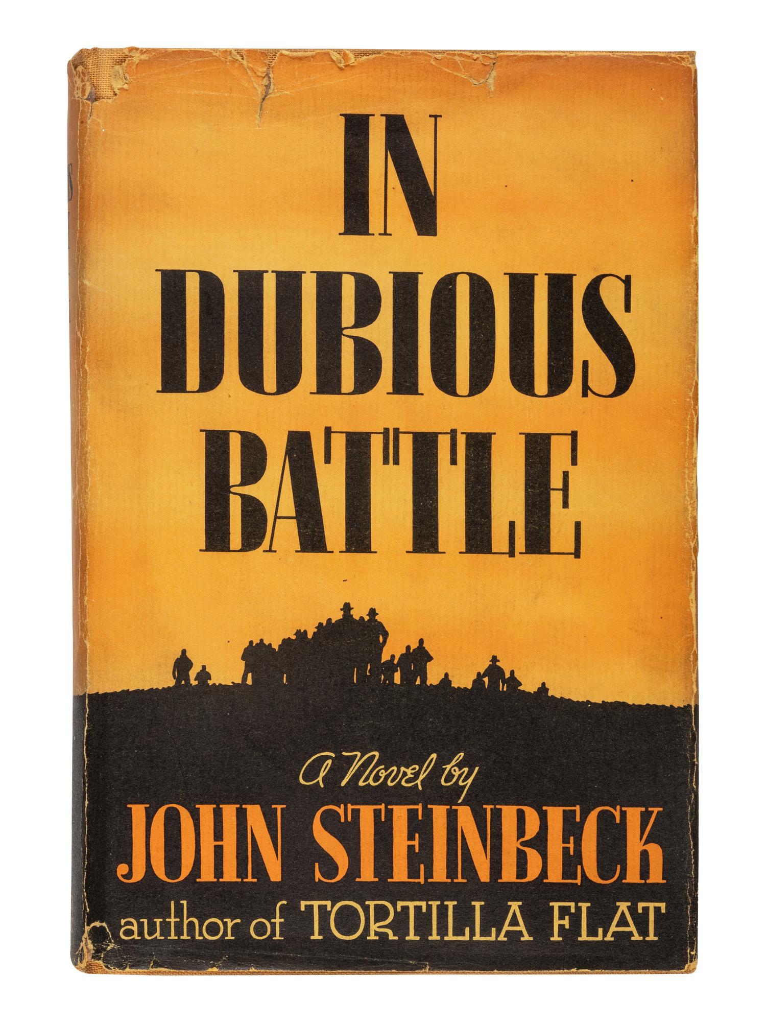 STEINBECK, John (1902-1968). In Dubious Battle . New York: Covici-Friede, 1936.