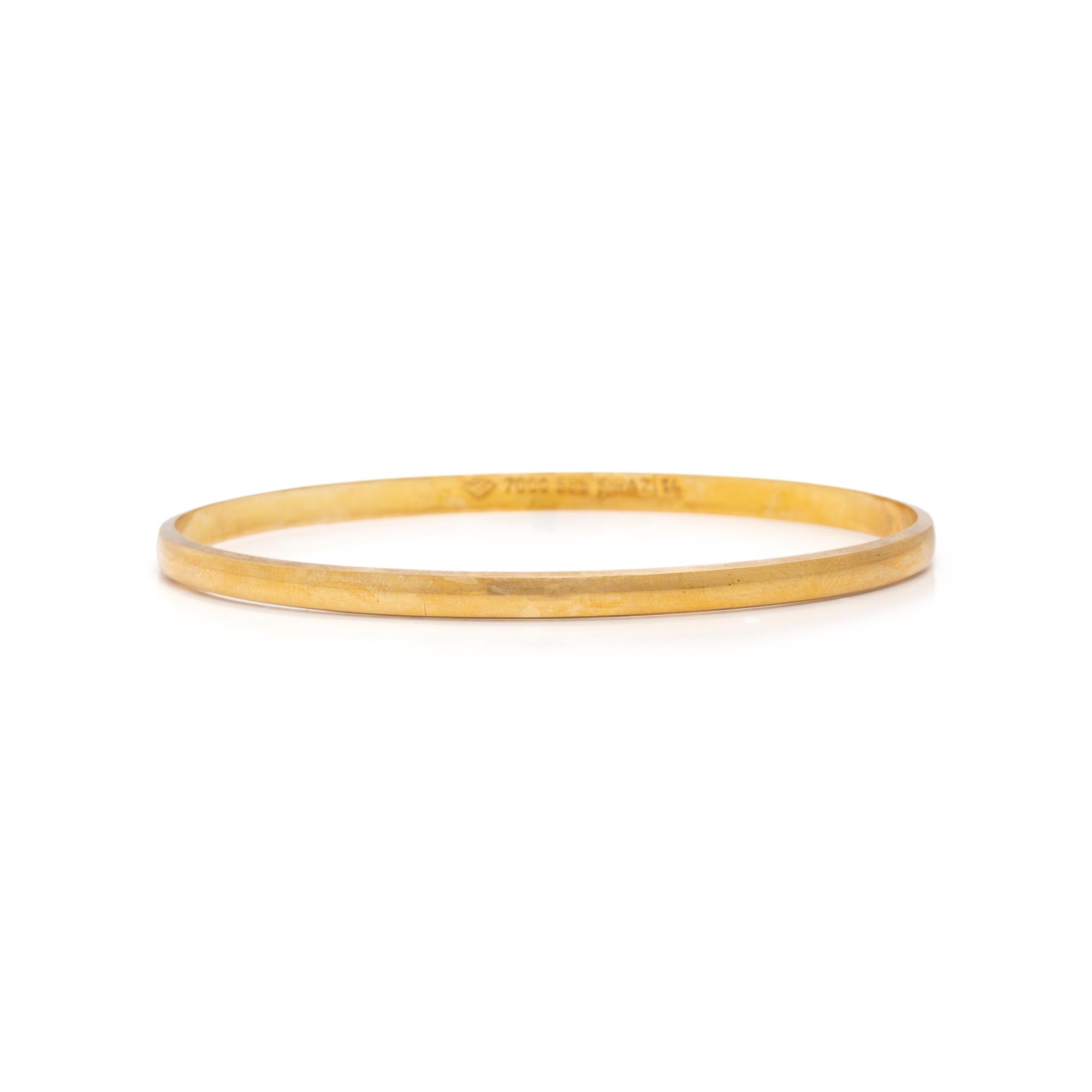 Collection of Yellow Gold Bangle Bracelets