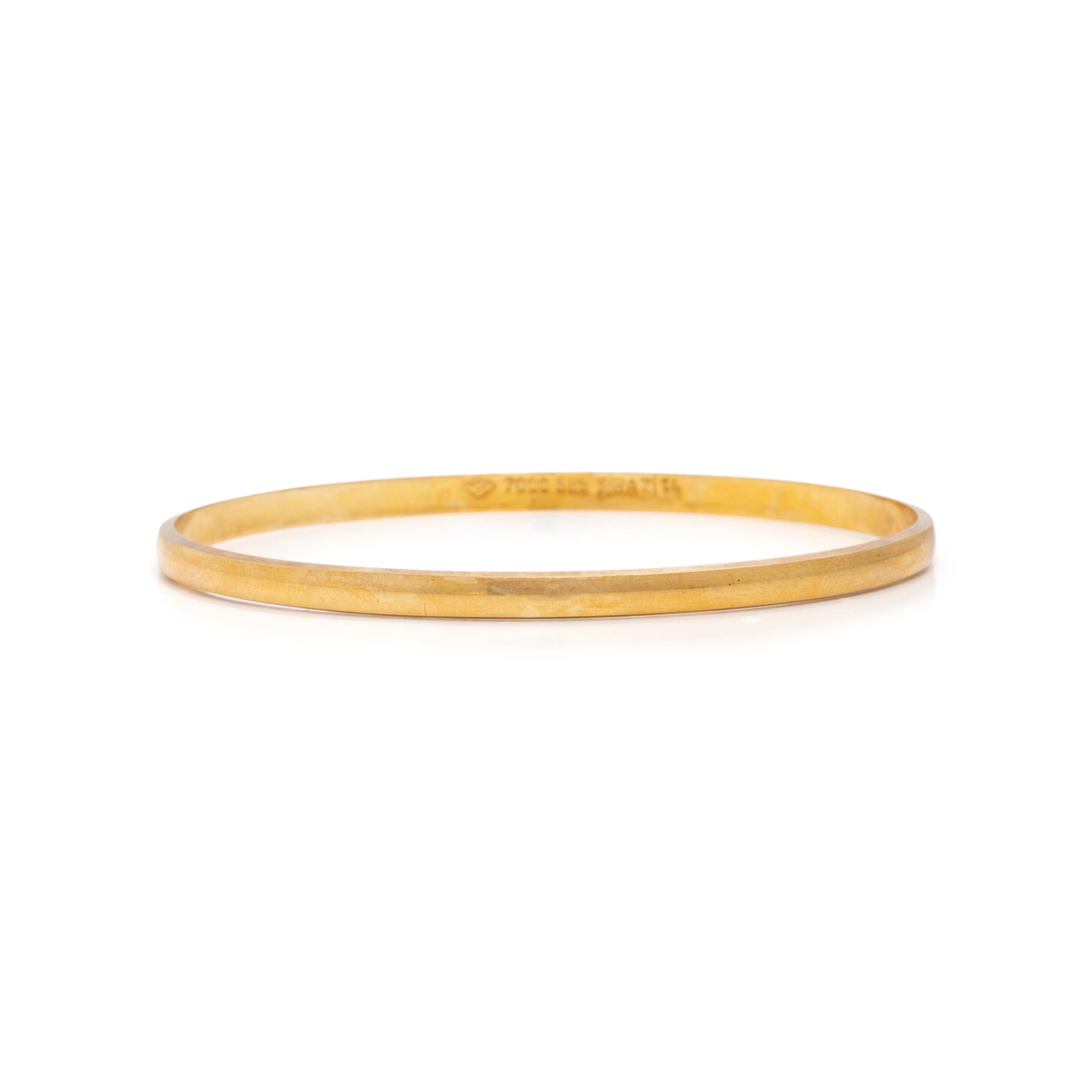 Collection of Yellow Gold Bangle Bracelets