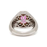 PINK SAPPHIRE AND DIAMOND RING