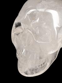 A Large Carved Rock Crystal Model of a Skull