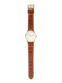 IWC, 18K YELLOW GOLD WATCH WITH IWC BUCKLE