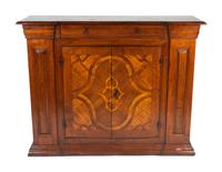 An Italian Baroque Style Inlaid Walnut Cabinet — 20TH CENTURY