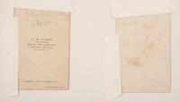 [CIVIL WAR]. CDVs signed by Robert E. LEE and Ulysses S. GRANT.
