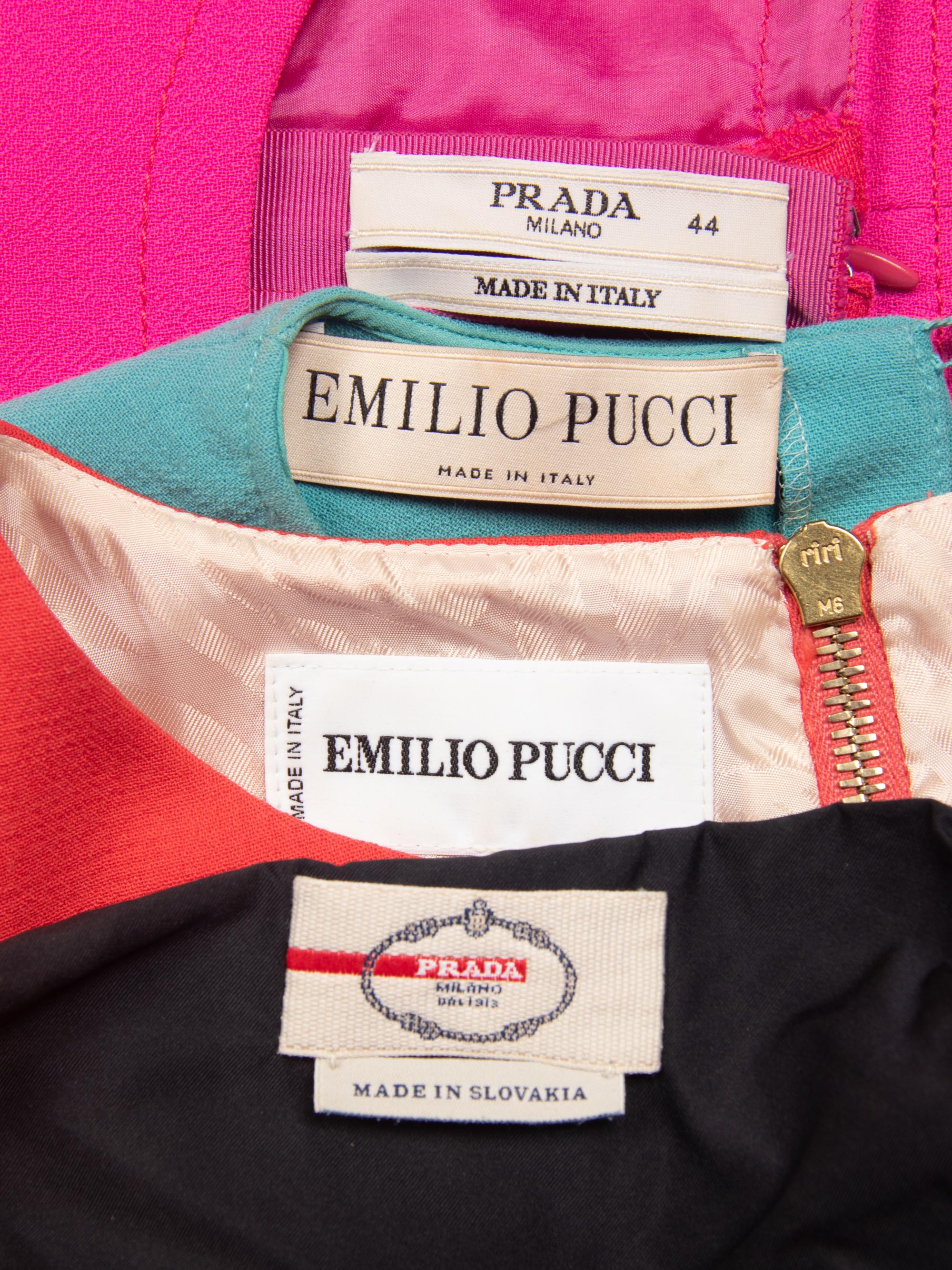 Two Pucci & Two Prada Dresses