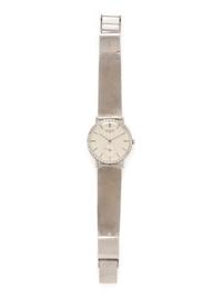 LONGINES, WHITE GOLD AND DIAMOND WATCH