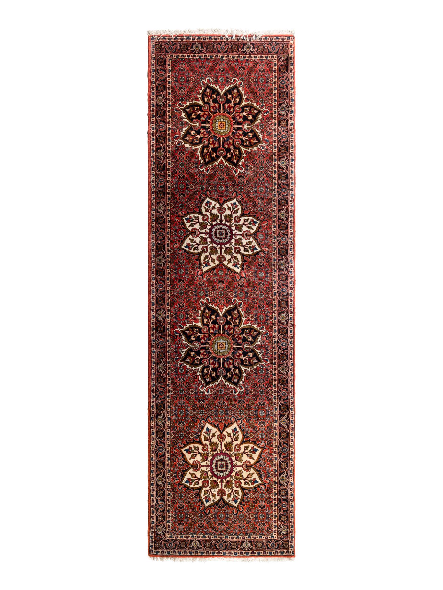 A Heriz Wool Runner