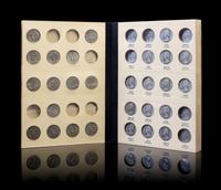 A Group of Seventy-Three Washington Quarters