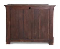 A Louis Philippe Burlwood Marble-Top Commode