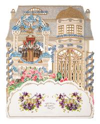[JUDAICA]. A group of 2 Rosh Hashanah greeting cards. Printed in Germany.