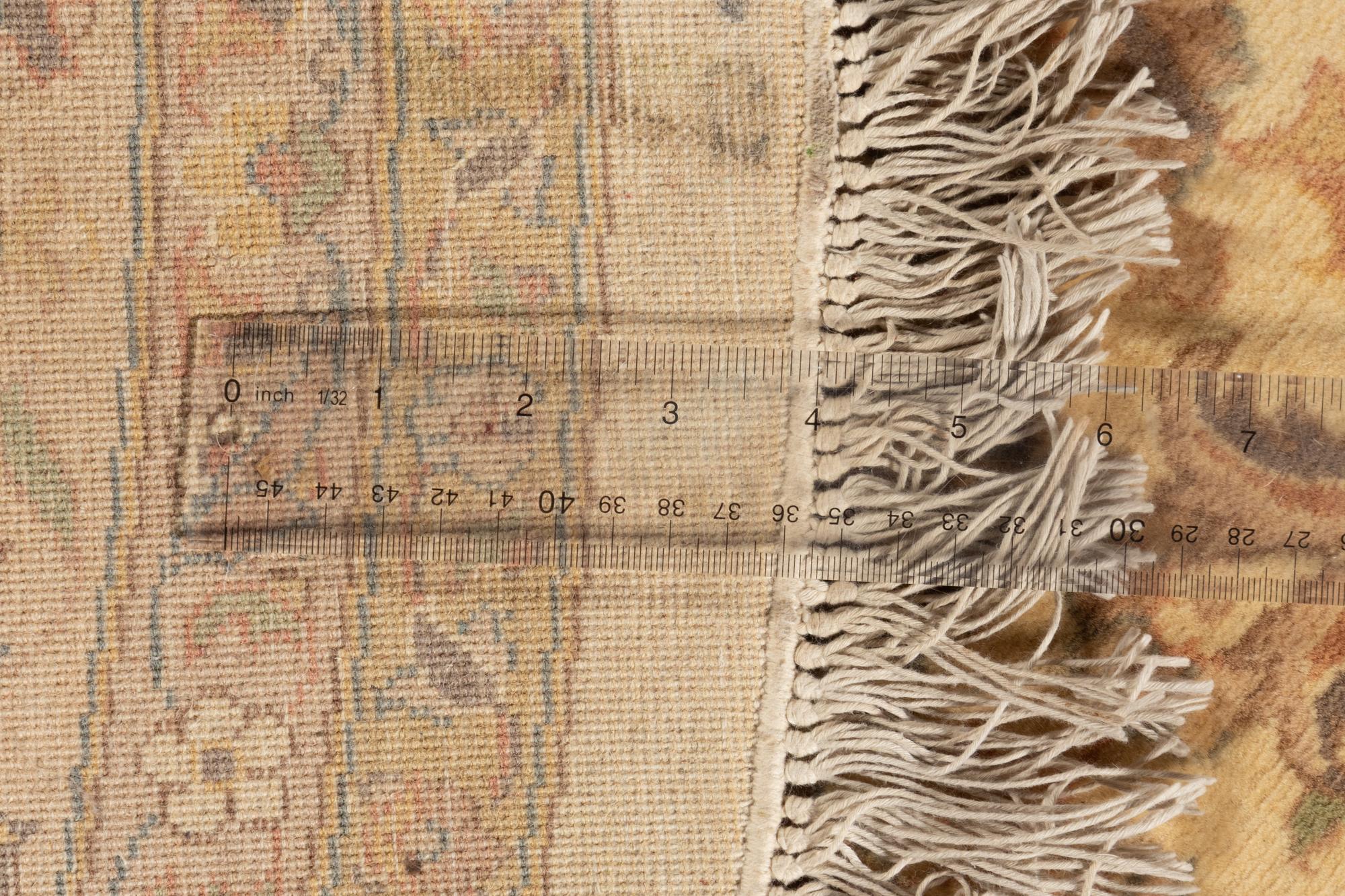 A Tabriz Circular Wool Rug