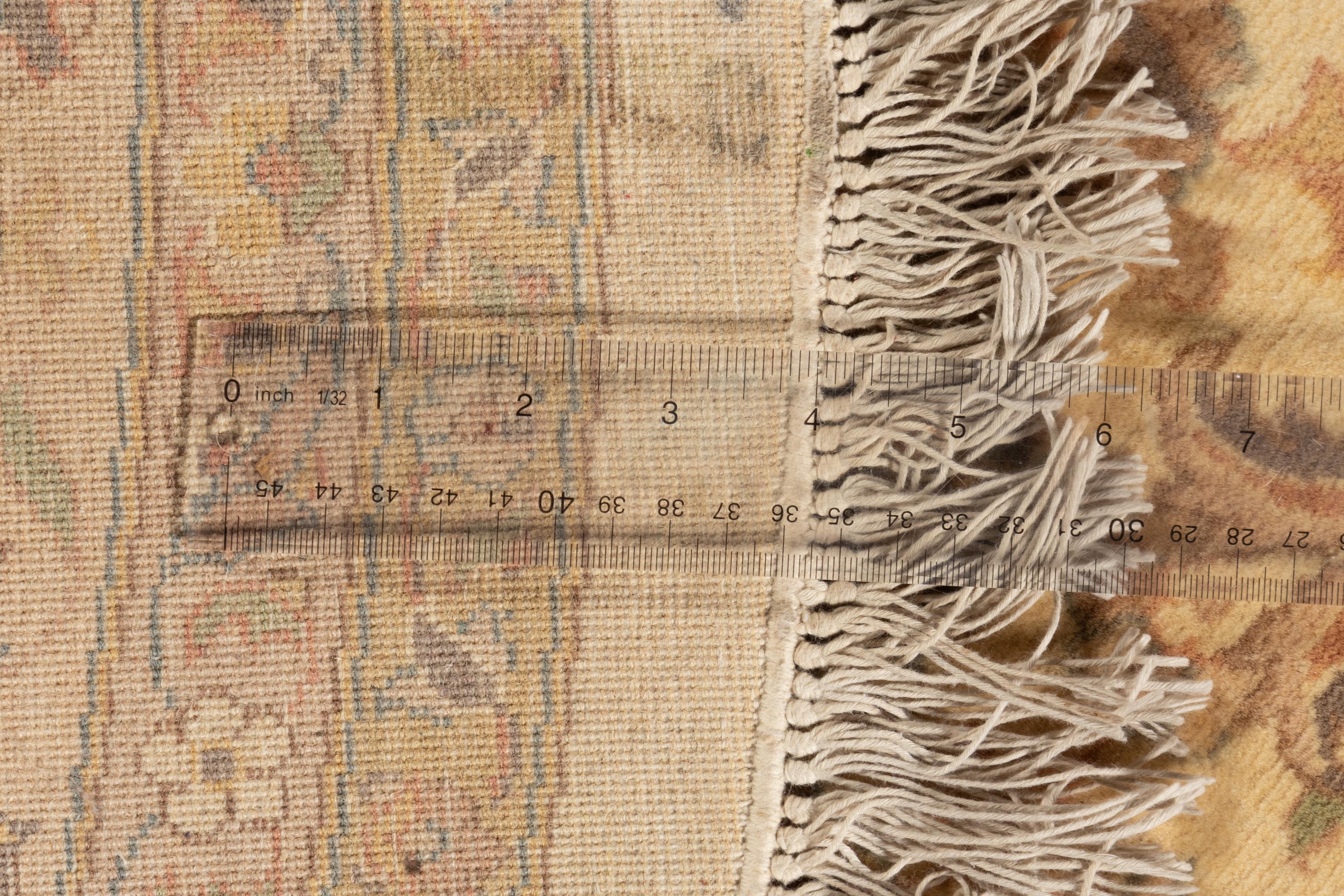A Tabriz Circular Wool Rug