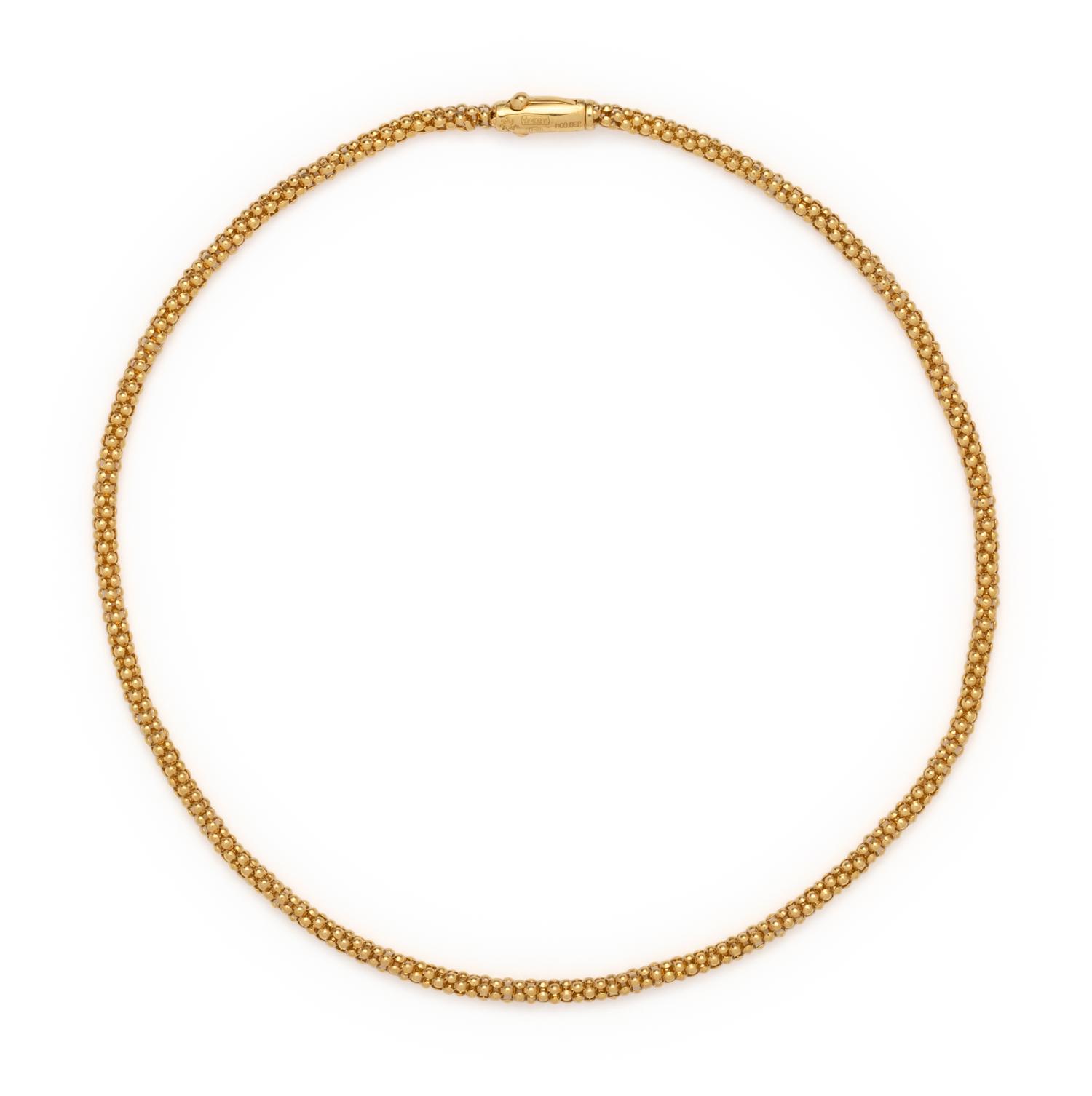 CHIMENTO, YELLOW GOLD NECKLACE
