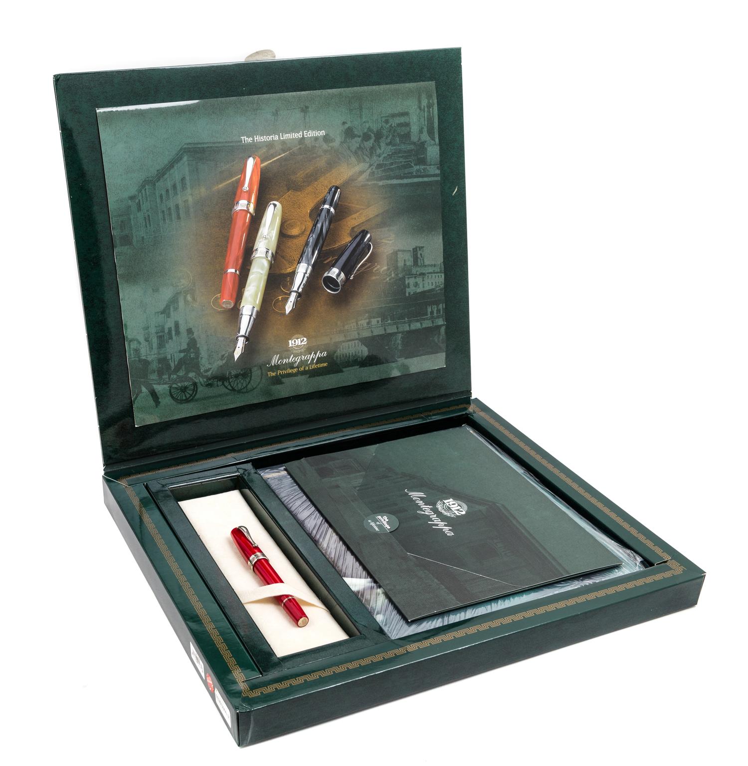 A Montegrappa Historia: Red Limited Edition Fountain Pen
