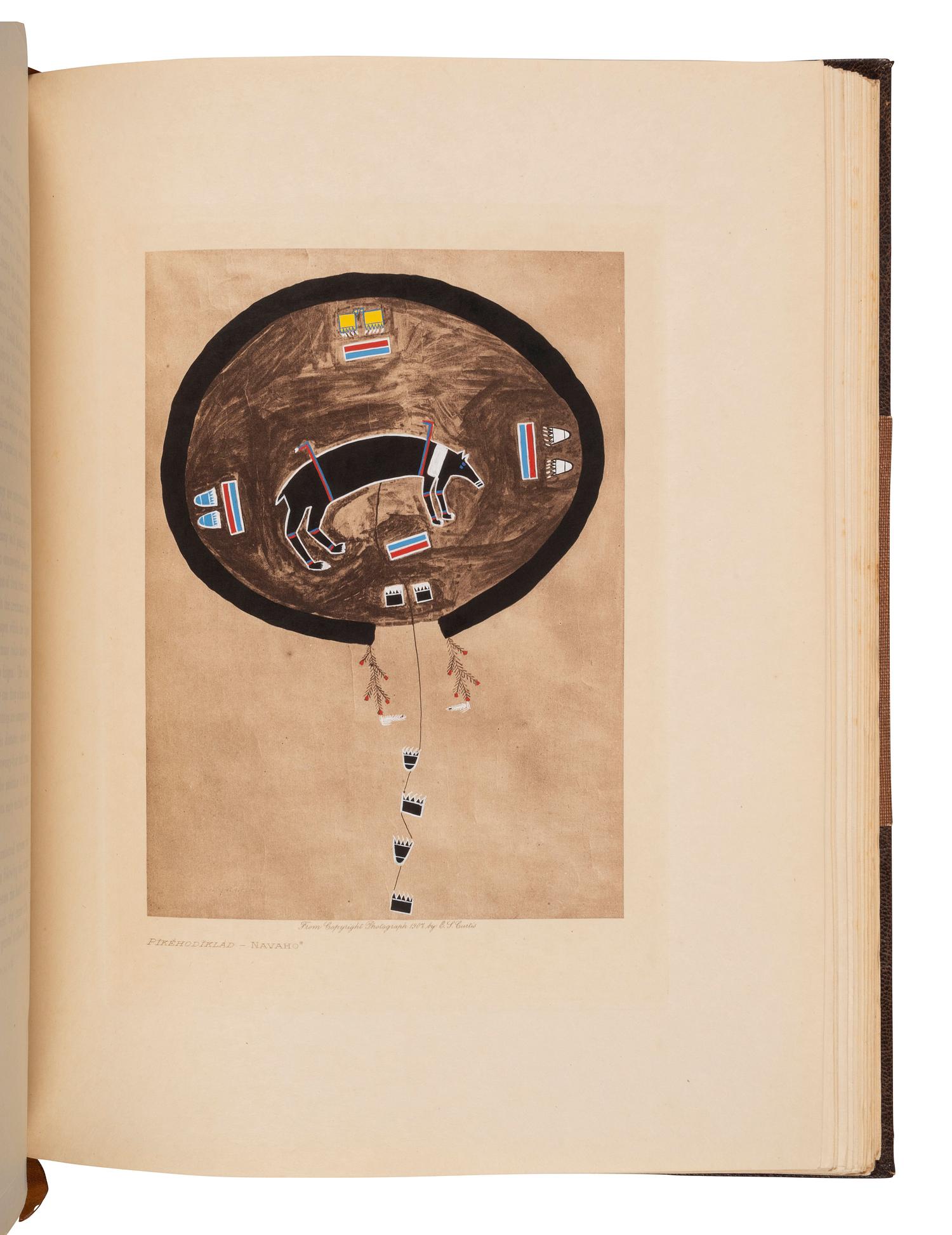 CURTIS, Edward (1868-1952). The North American Indian. Being a Series of Volumes Picturing and Describing the Indians of the United States and Alaska. Cambridge, MA: University Press, 1907. Volume 1.