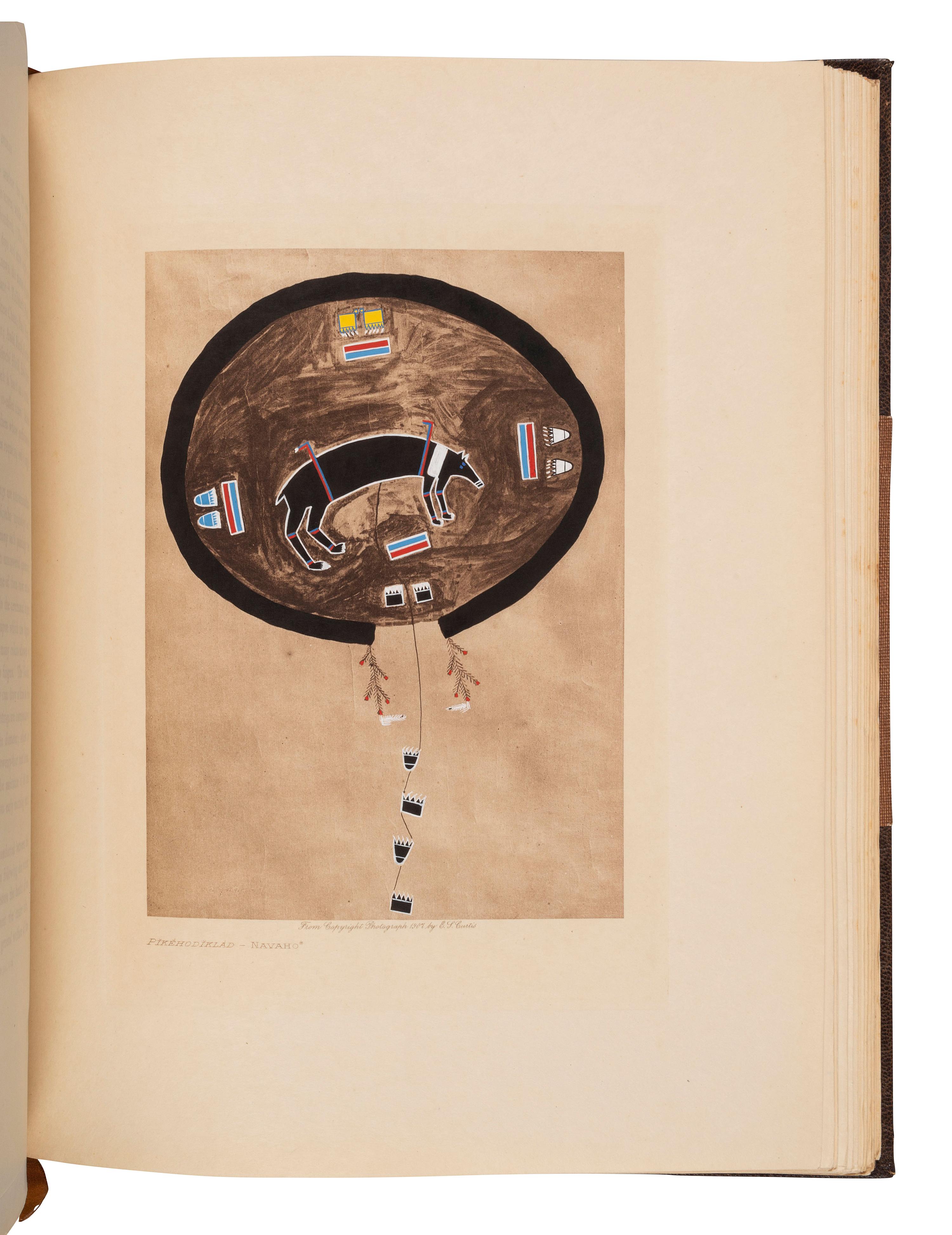 CURTIS, Edward (1868-1952). The North American Indian. Being a Series of Volumes Picturing and Describing the Indians of the United States and Alaska. Cambridge, MA: University Press, 1907. Volume 1.