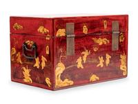 A Chinese Export Lacquer Chest