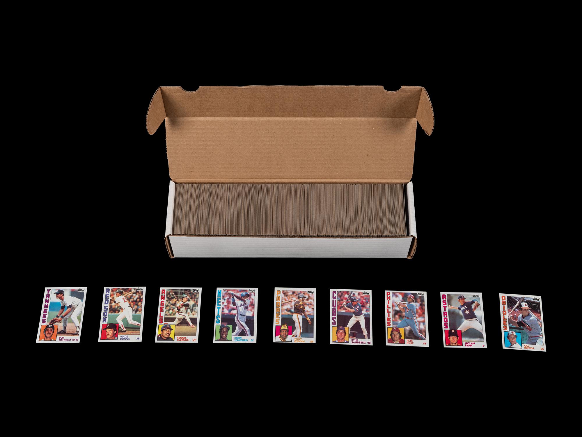 A Run of 1980-1992 Topps Baseball Card Complete Sets,