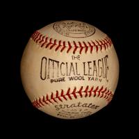 A Babe Ruth Single Signed Baseball (Beckett Authentication Services Encapsulated),