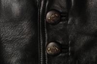 Gucci Belted Leather Coat, 1980s
