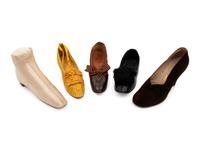 Collection of Nine Pairs of Shoes, c1830s - 1940s