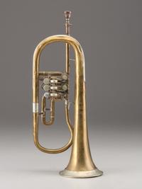 [CIVIL WAR]. Rotary valve trumpet or cornet.