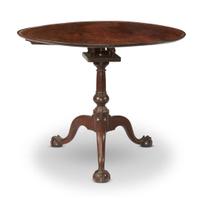 Chippendale mahogany tilt-top tea table Philadelphia, PA, circa 1770