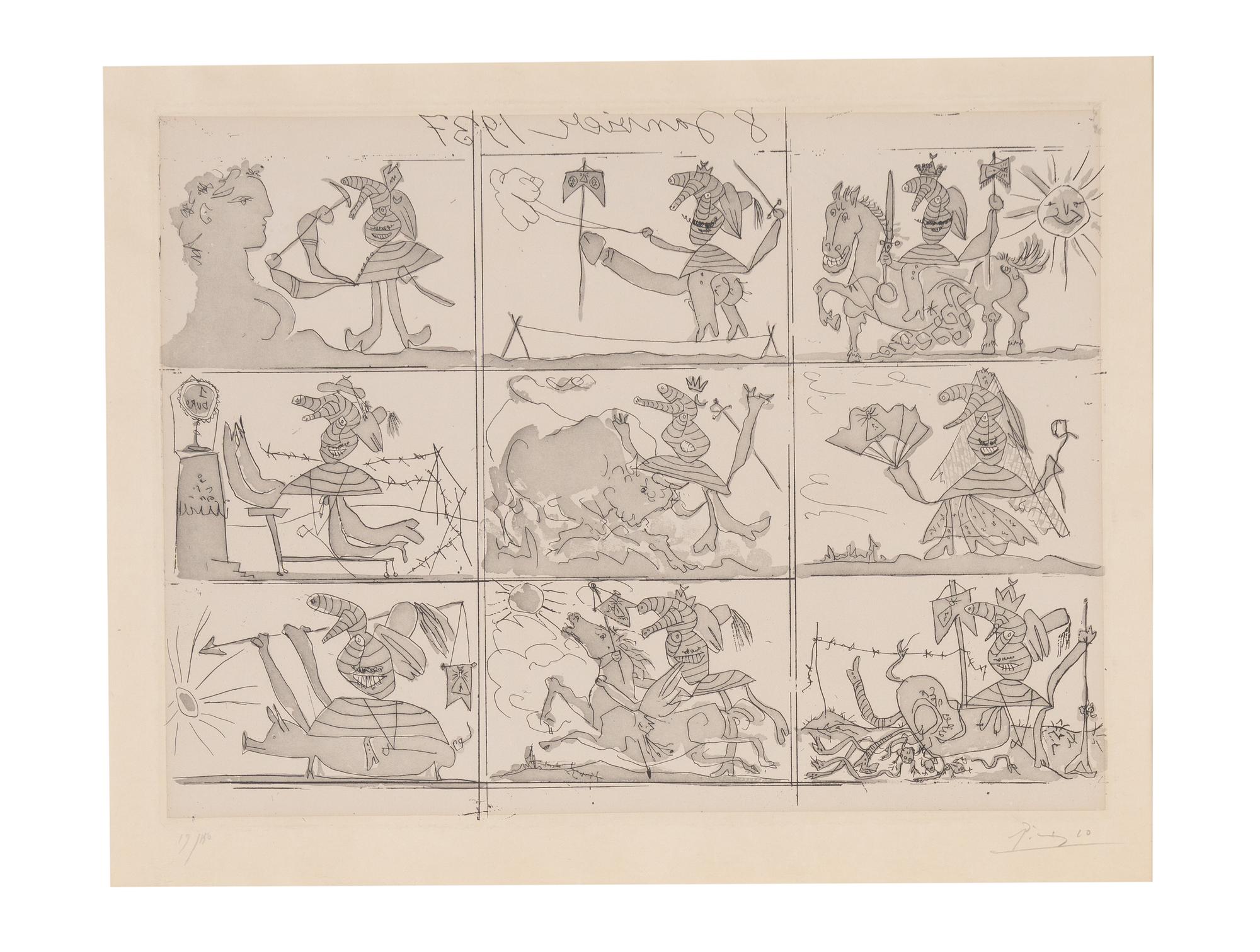 Sueño y mentira de Franco (the pair, with accompanying dedicated text page and frontispiece), 1937