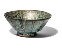 Two Seljuk Turquoise-Glazed Bowls
