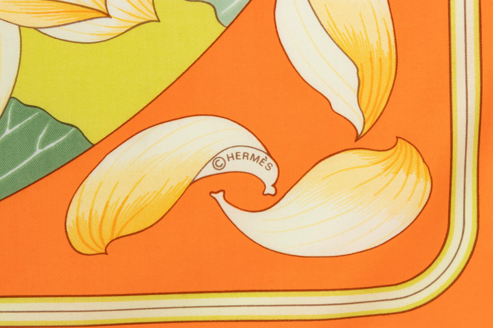 Three Hermès 70cm Cotton Scarf, 1990-2000s