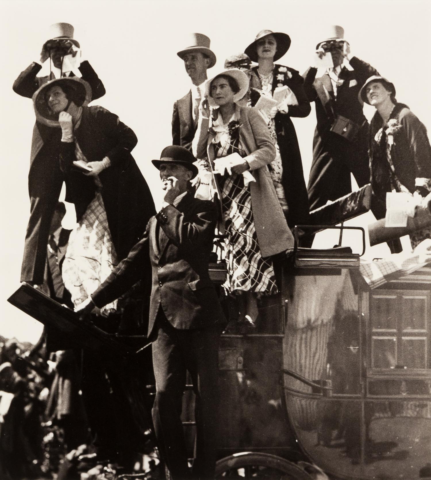 Bill Brandt, (British, 1904-1983), Coach Party, Royal Hunt Cup Day, Ascot, 1933