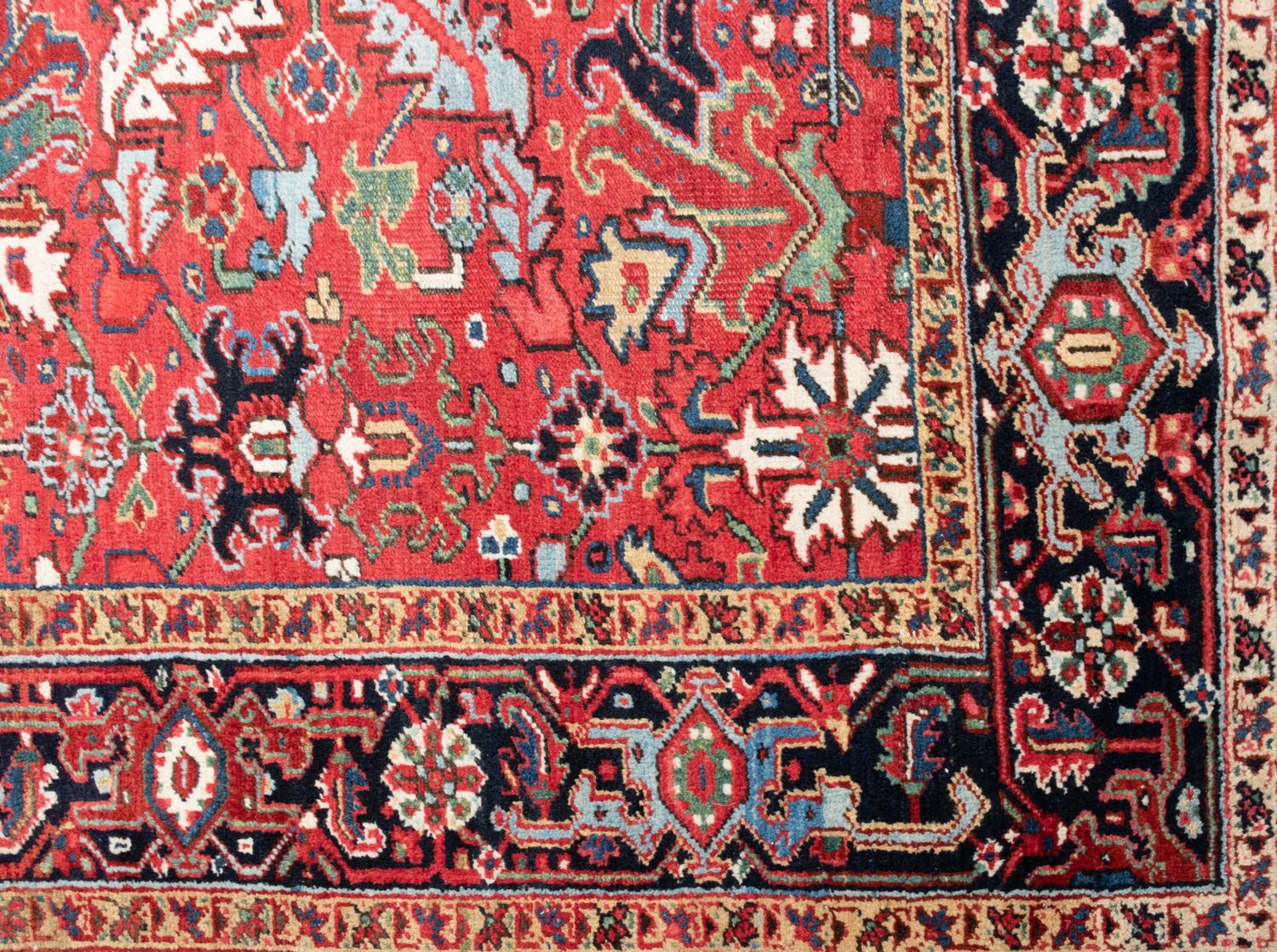 A Heriz Wool Rug