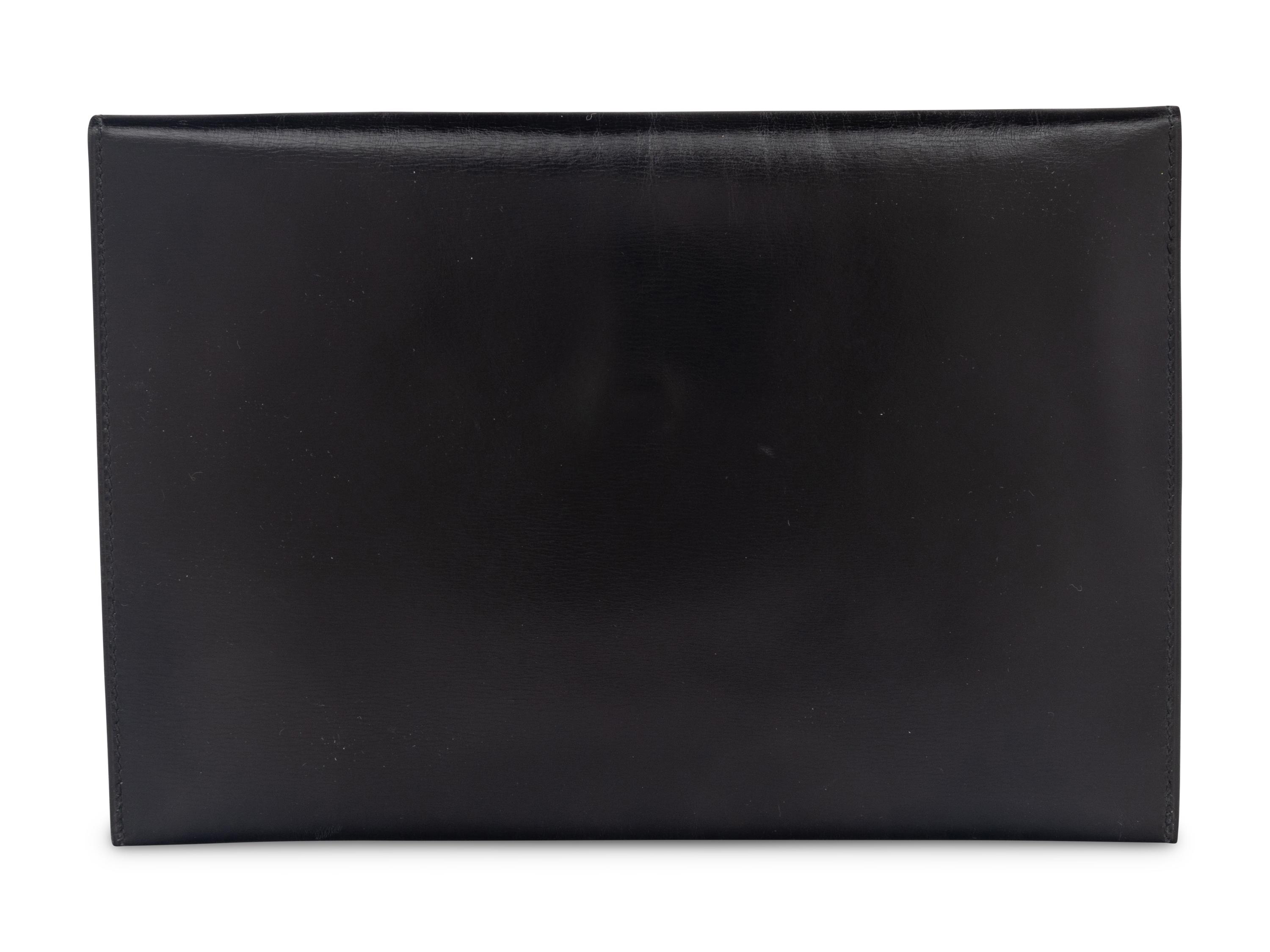 Hermès Rio Leather Clutch, 1976