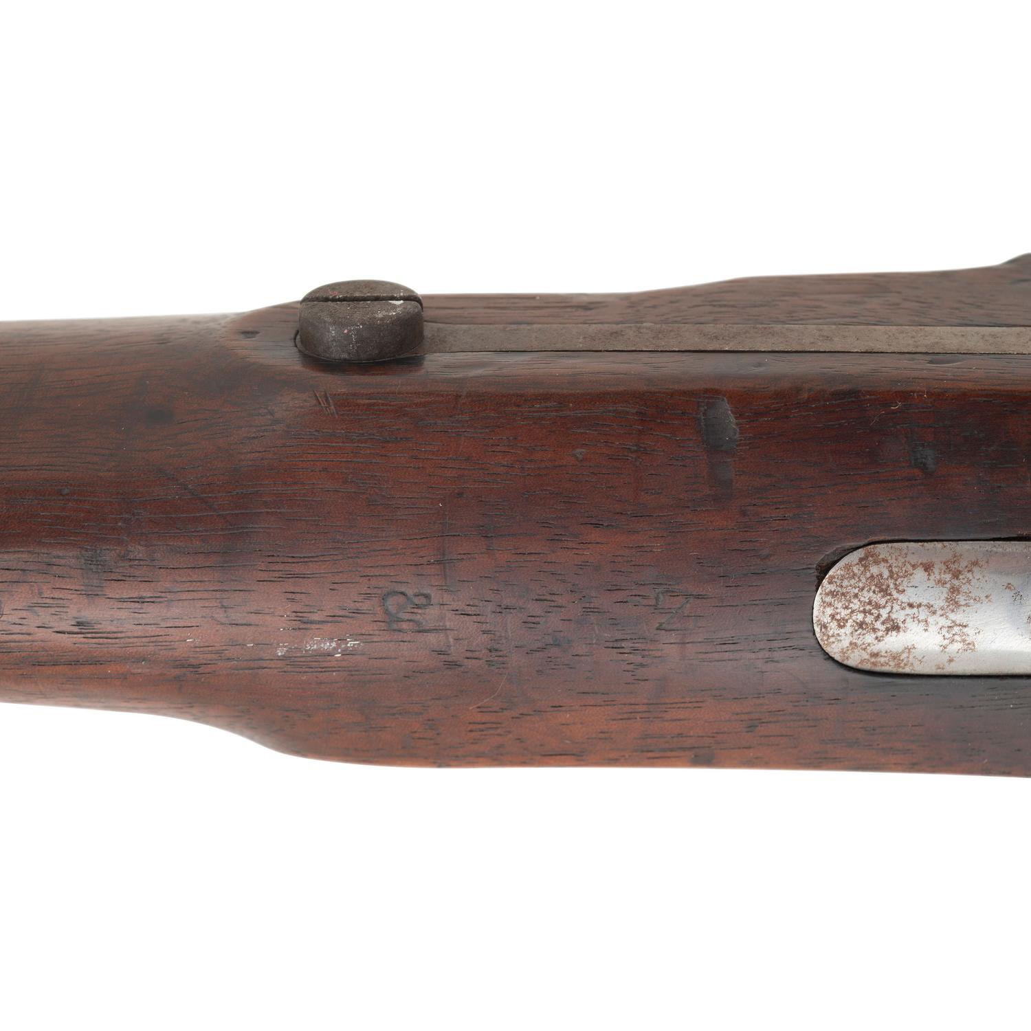 Confederate Cleaned & Repaired (C&R) Marked US Model 1842 Musket with "&" and "Z" Inspection Marks