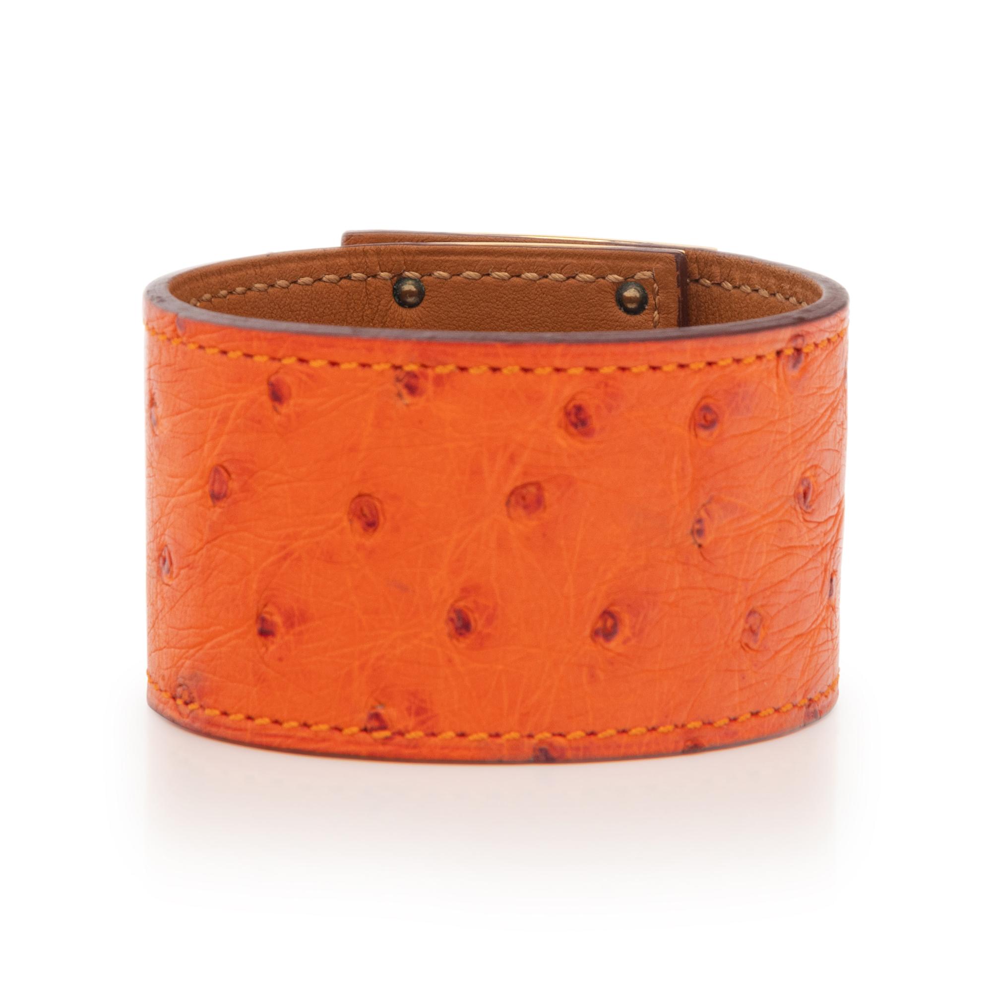 Hermès Ostrich Cuff, 2007