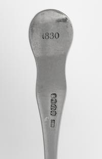 A Pair of Scottish William IV Silver Serving Spoons