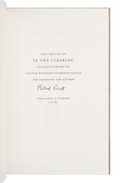 FROST, Robert (1874-1963). A Further Range. New York: Henry Holt and Company, 1936.