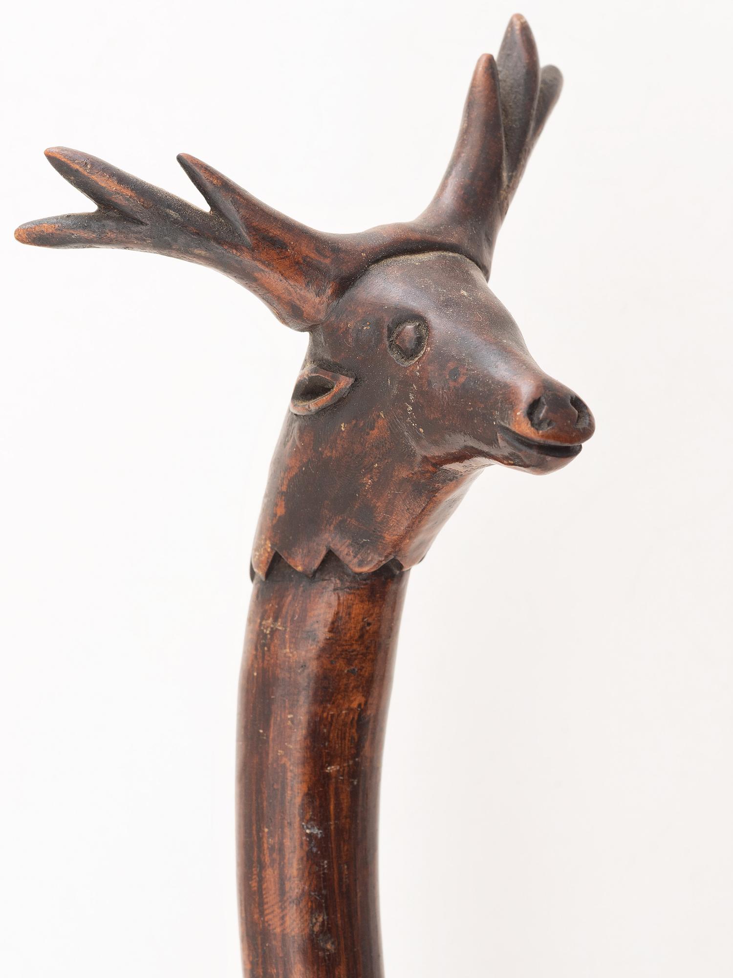 Four Folk Art Carved Canes