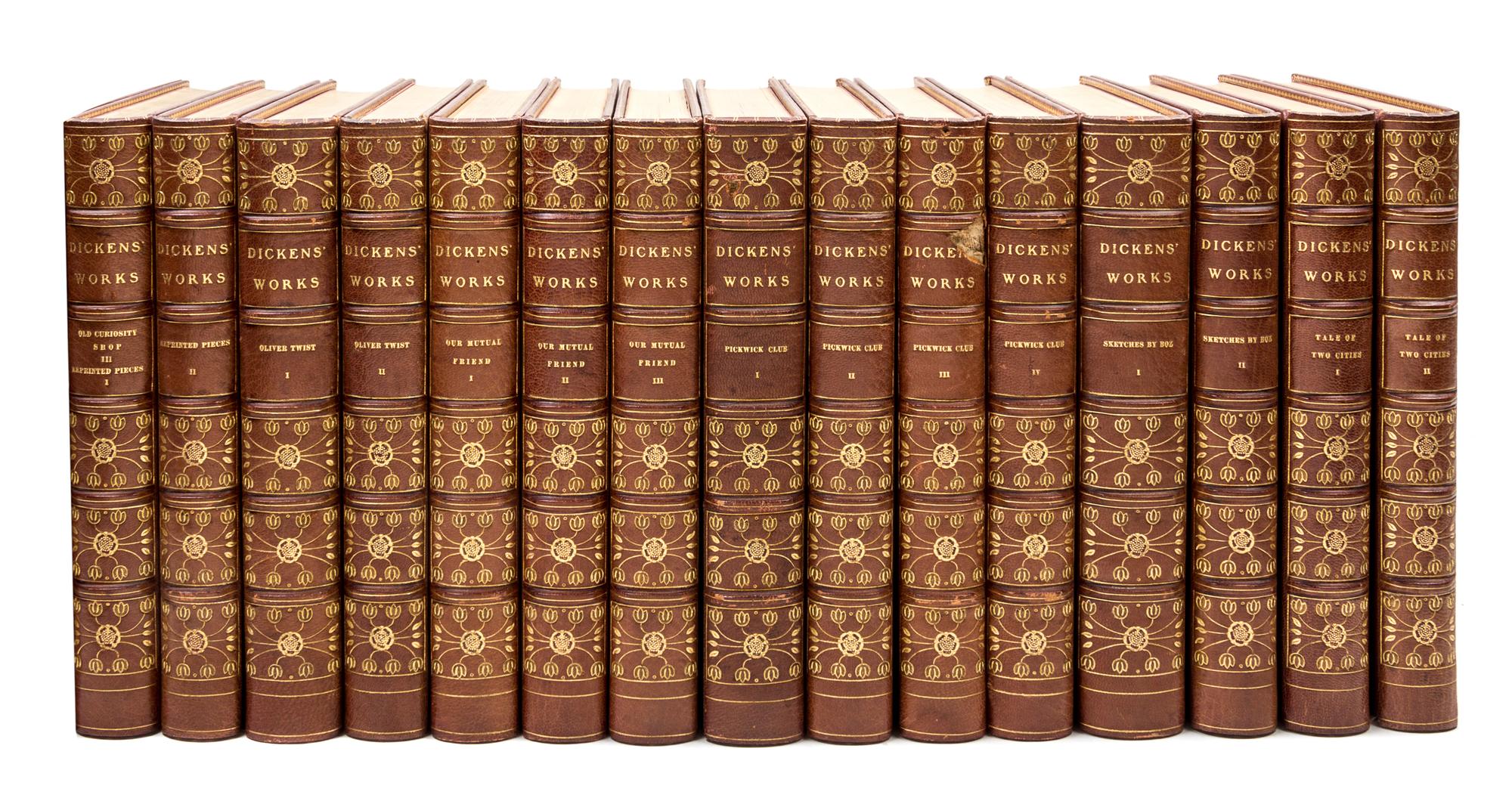 DICKENS, Charles (1812-1870). The Works of Charles Dickens. London: Chapman and Hall, 1881-1882.